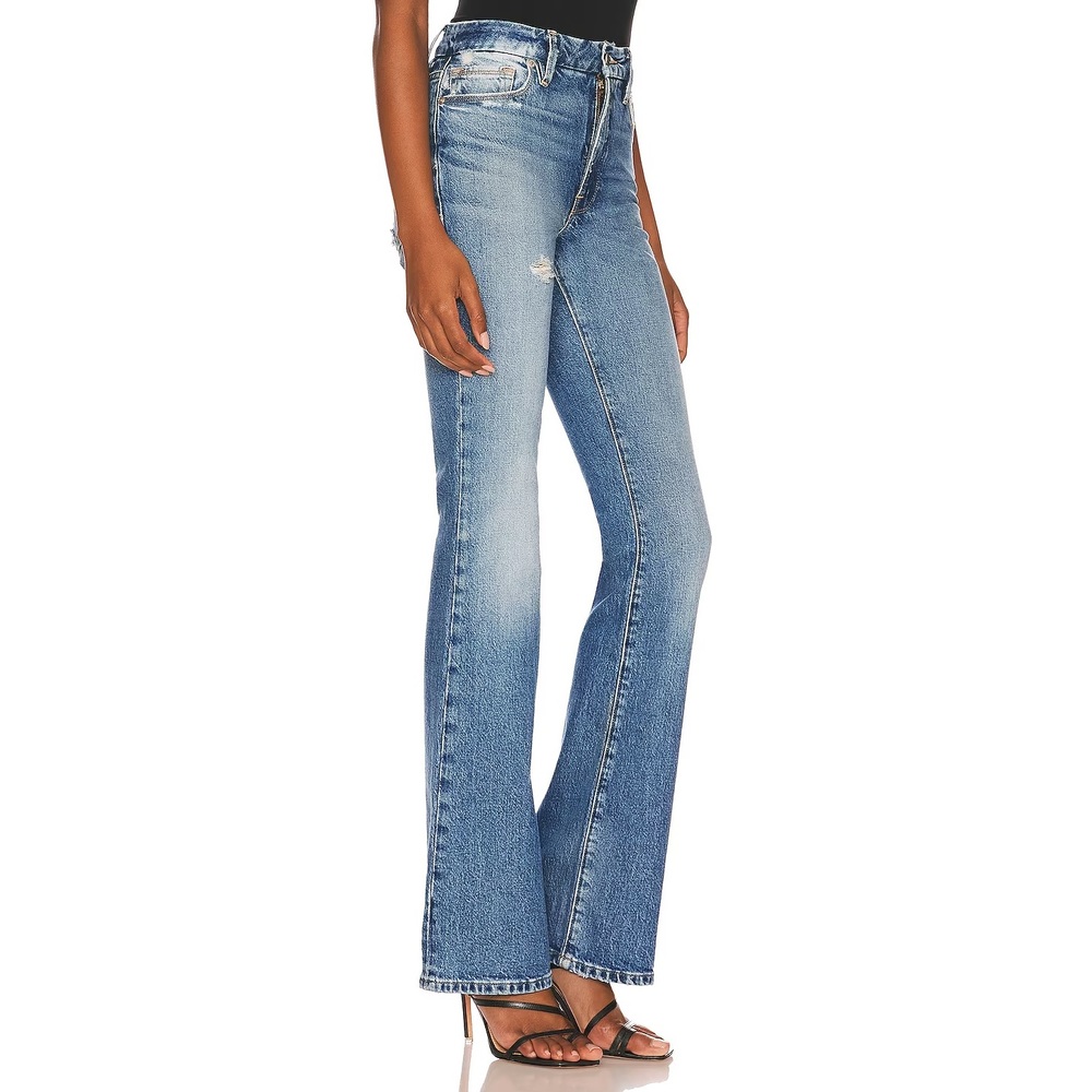 COPY - 130 NWT Good American Good Classic Boot Jeans in Indigo130